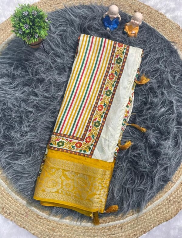 Indian Dola Jacuard Sharee (দোলা জ্যাকার্ড কাশ্মীরি প্যাটার্ন শাড়ী)